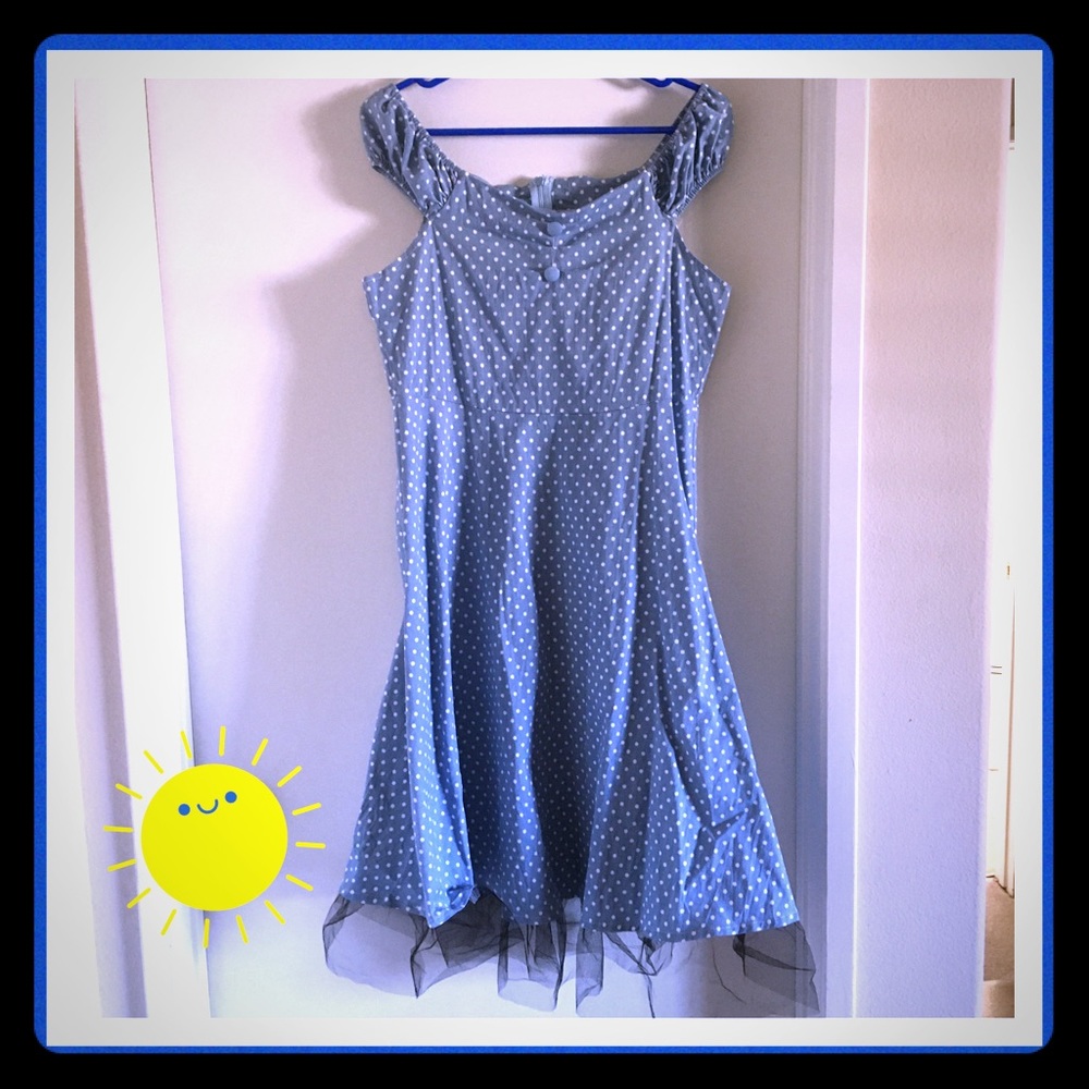 Retro Style Polka Dot Summer Dress